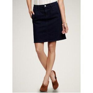 Gap Dark Blue Denim Knee Length Skirt 0